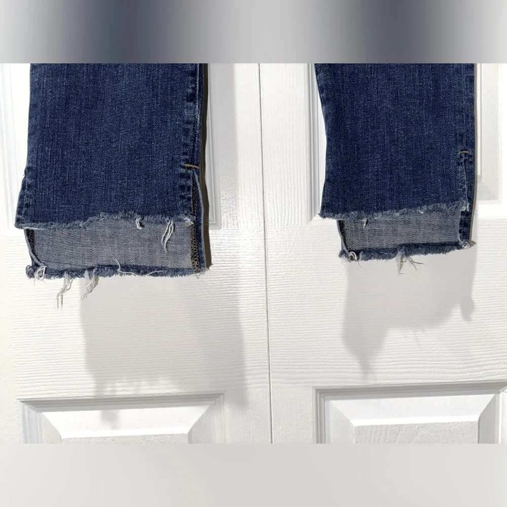 Frame Denim Le High Straight Stagger Raw Hem Jeans in Orlena. Size 26 VGUC - Picture 15 of 15